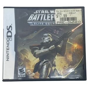 Star Wars Battlefront Elite Squadron Nintendo DS Game CIB LucasArts 2009